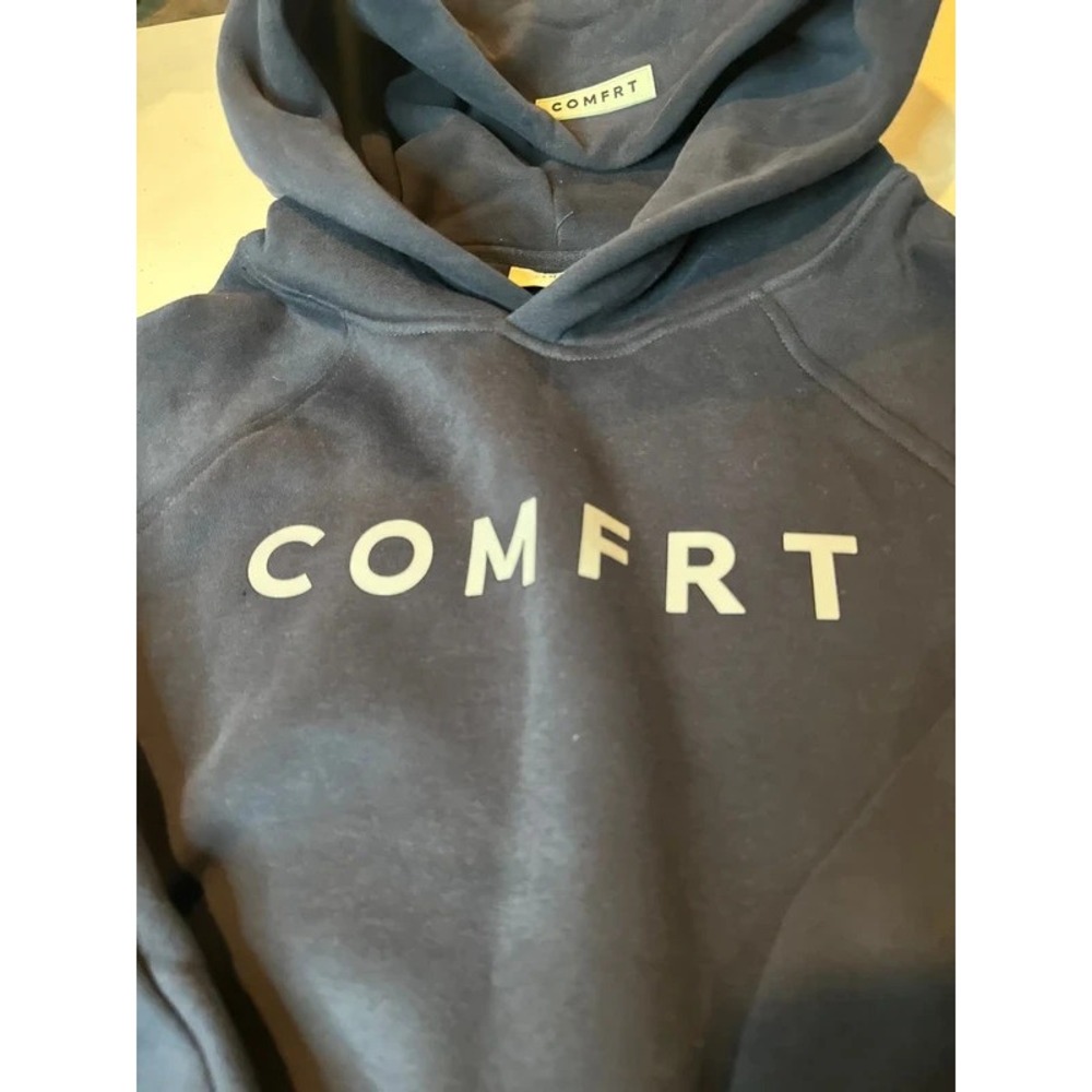 Comfrt Tranquil Hoodie Sweater - Gray size Small Unisex Casual Loungewear